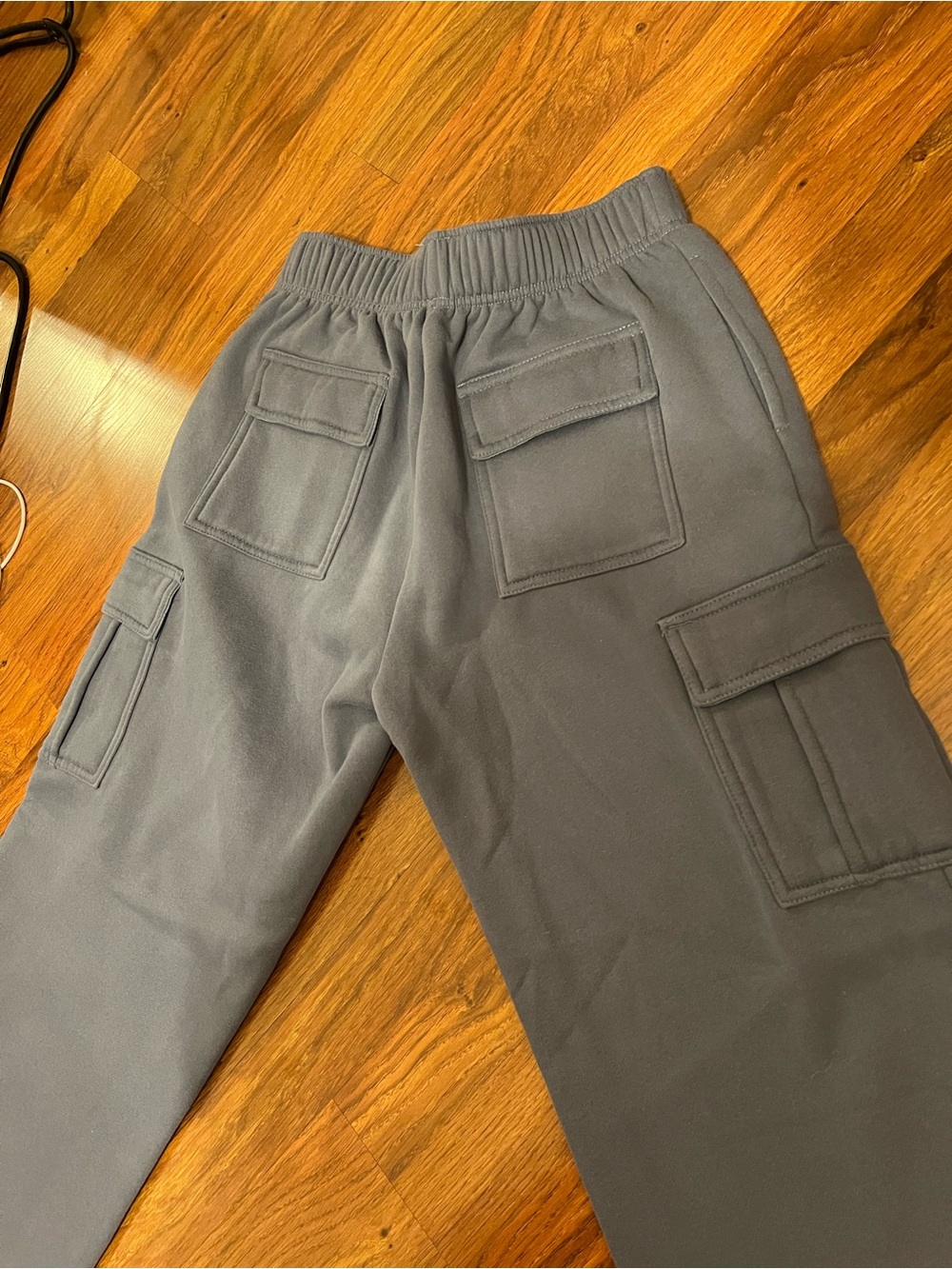 New BBL Fleece cargo Sweatpants slate blue size medium - Picture 9 of 10